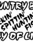 country boy way of life hunting fishing vinyl decal sticker