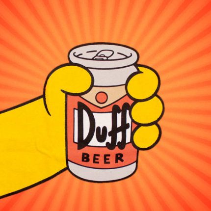 DUFF BEER ORANGE DECAL