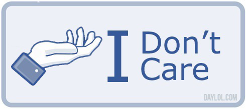 FB I dont care funny car sticker