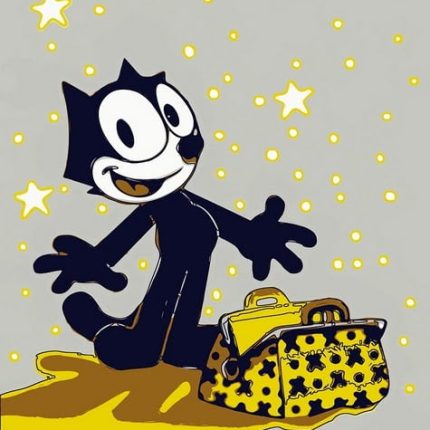 Felix the Cat Digital Diecut Decal Stickers 08