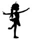 girl dance decal