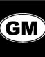 GM Oval Decal