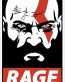 God of War RAGE Sticker