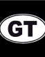 GT Oval Decal