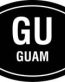 Guam Oval Decal