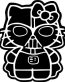 Kitty Kat Darth Vader Sticker Decal