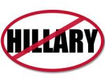 Hillary oval sticker