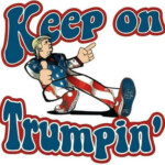 KEEP ON TRUMPIN REDNECK STICKER