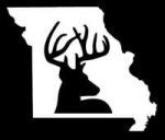 Missouri Whitetail Deer Hunting Window Decal