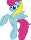 my little pony blue sticker 3