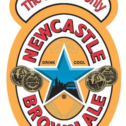 Newcastle Brown Ale logo sticker