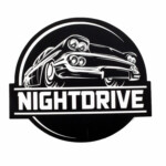 NIGHTDRIVE B&W AUTO STICKER