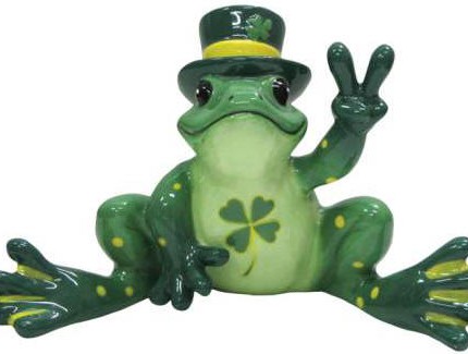 Peace Frog Color Sticker 2