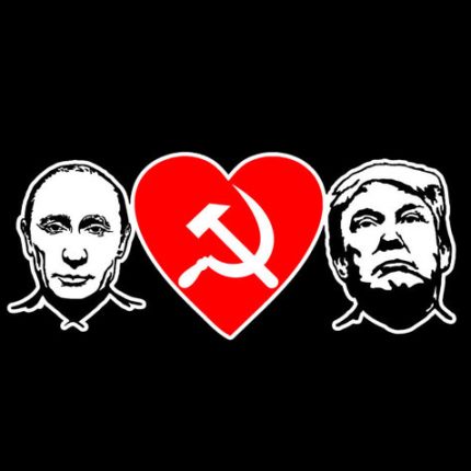 Putin Loves Trump Sticker