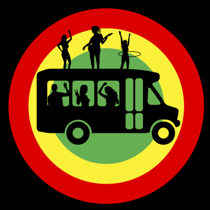 RASTA PARTY BUS STICKER