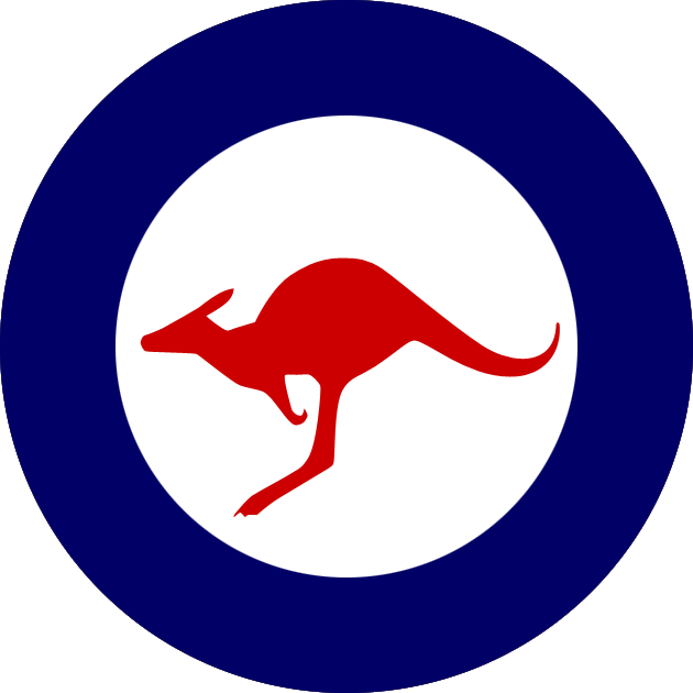 Royal Australian Air Force round sticker