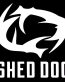 Shed Dog Antler Logo Decal