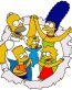 Simpsons Gang Adhesive Vinyl Sticker Decal