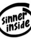 Sinner Inside Diecut Vinyl Decal Sticker