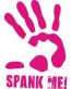 Spank Me with HAnd Diecut Vinyl Decal