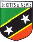 St Kitts and Nevis Flag Crest Decal Sticker
