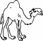 Camel Die Cut Decal