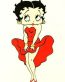 Betty Boop Cartoon Sticker