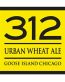 312 Horizontal Logo Sticker