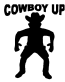 Cowboy Up Decal