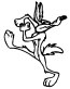 Coyote vinyl sticker