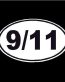 9-11 Oval Decal