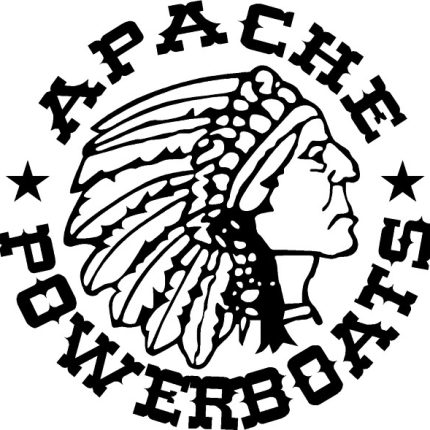 Apache Powerboats Decal Die Cut Sticker 04