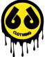 BD clothing skateboard sticker