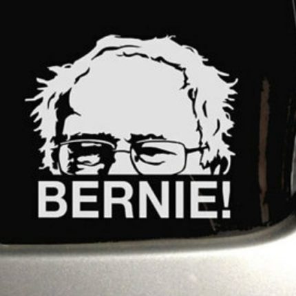 BERNIE 2016 Die Cut Peeping Decal