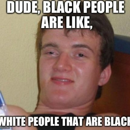 Black people like white people that are black sticker