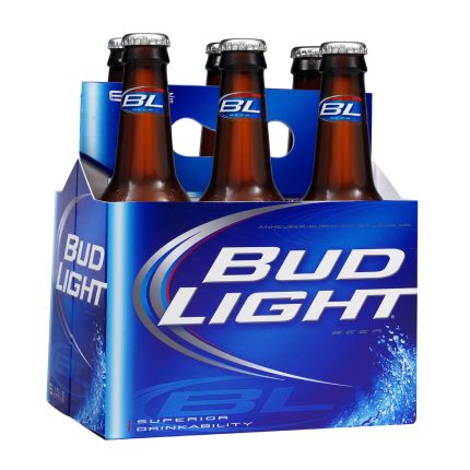 Bud Light Six Pack Decal