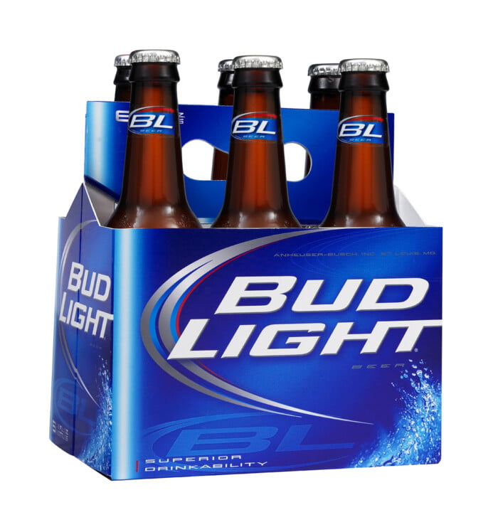 Bud Light Six Pack Decal