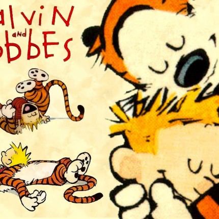 Calvin and Hobbes Rectangular Color Stickers 09