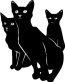 Cat Cats Animal Animals Vinyl Decal Sticker 11