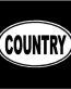 Country Oval Decal