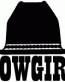 Cowgirl Hat Decal
