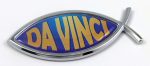 Da Vinci Jesus Fish 3D Adhesive Car Emblem