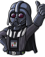 darth vader come to the dark side sticker 3