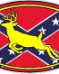 Deer Logo - REBEL FLAG
