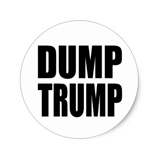 DUMP TRUMP STICKER 4