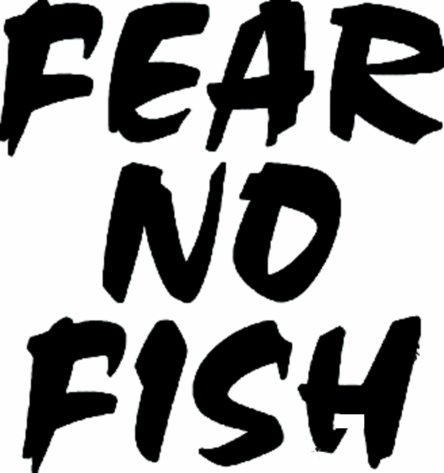 Fear No Fish Diecut Decal 4 - Pro Sport Stickers
