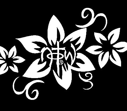 Flowers Religious Decal