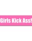 Girls Kick Ass Sticker