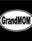 GrandMom Oval Decal