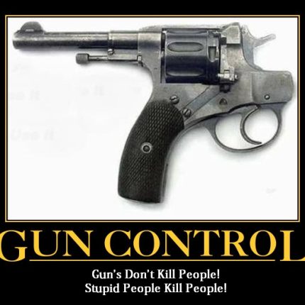 Gun Control Caption Stickers 5